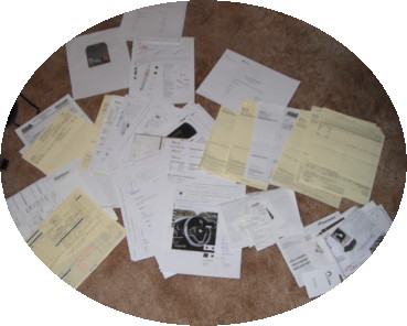 Most of the reciepts and instructions for parts and services for the 4runner